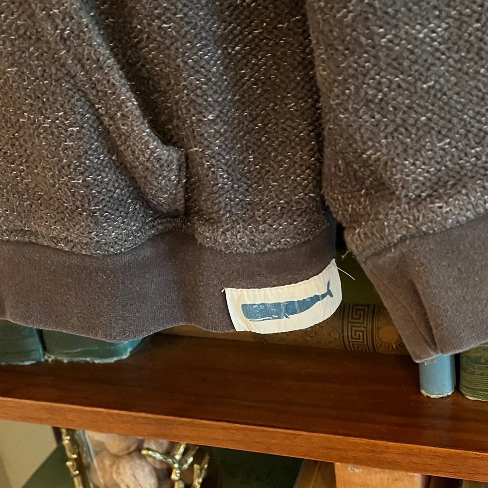 Mollusk California Men's Heather Dark Brown Crewneck Pullover - Picture 3 of 6